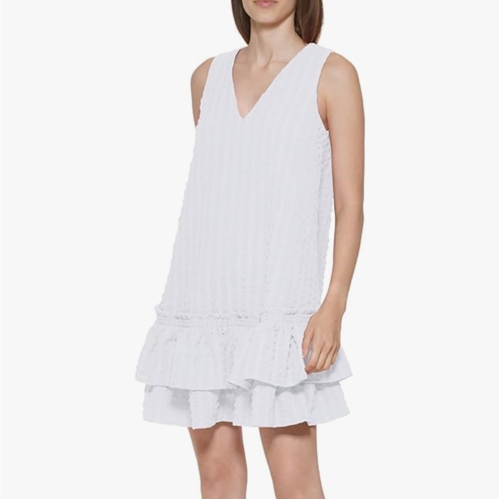 Calvin Klein Puckered Tank Dress